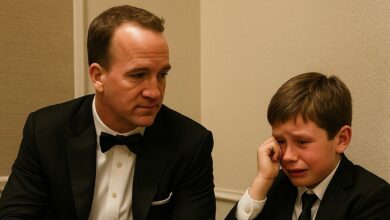 Story about Peyton Manning leaving ritzy gala in tuxedo to comfort crying boy named Dylan is fiction