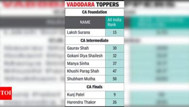 Hardship to triumph: Vadodara boys bag top CA ranks | Vadodara News