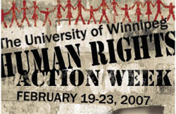 UWinnipeg Hosts Human Rights Action Week UWinnipeg Hosts Human Rights Action Week